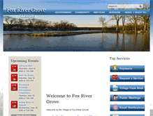 Tablet Screenshot of foxrivergrove.org